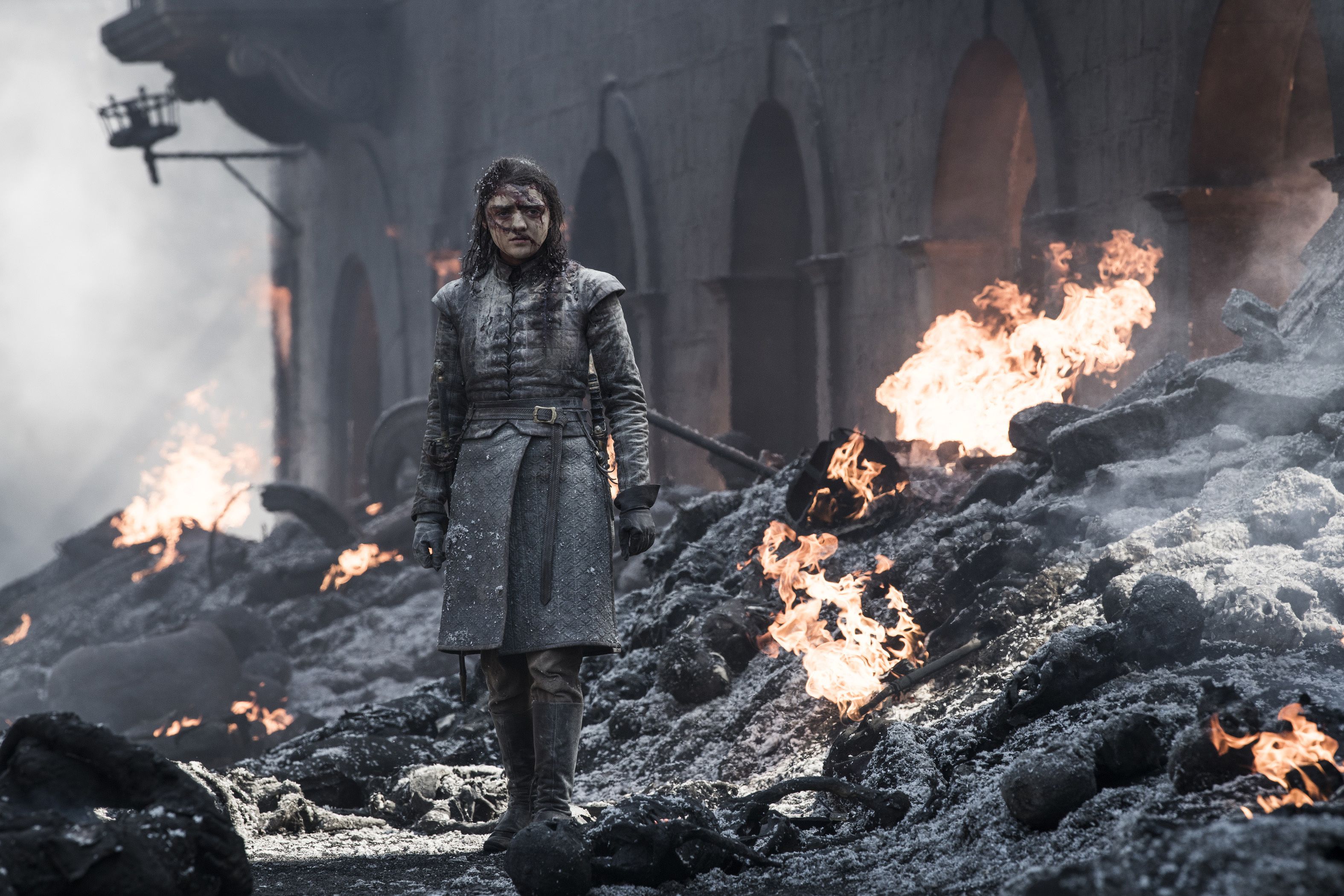 Arya in the Ashes, Game of Thrones Season 8 - HauntedCoconut.com.jpg